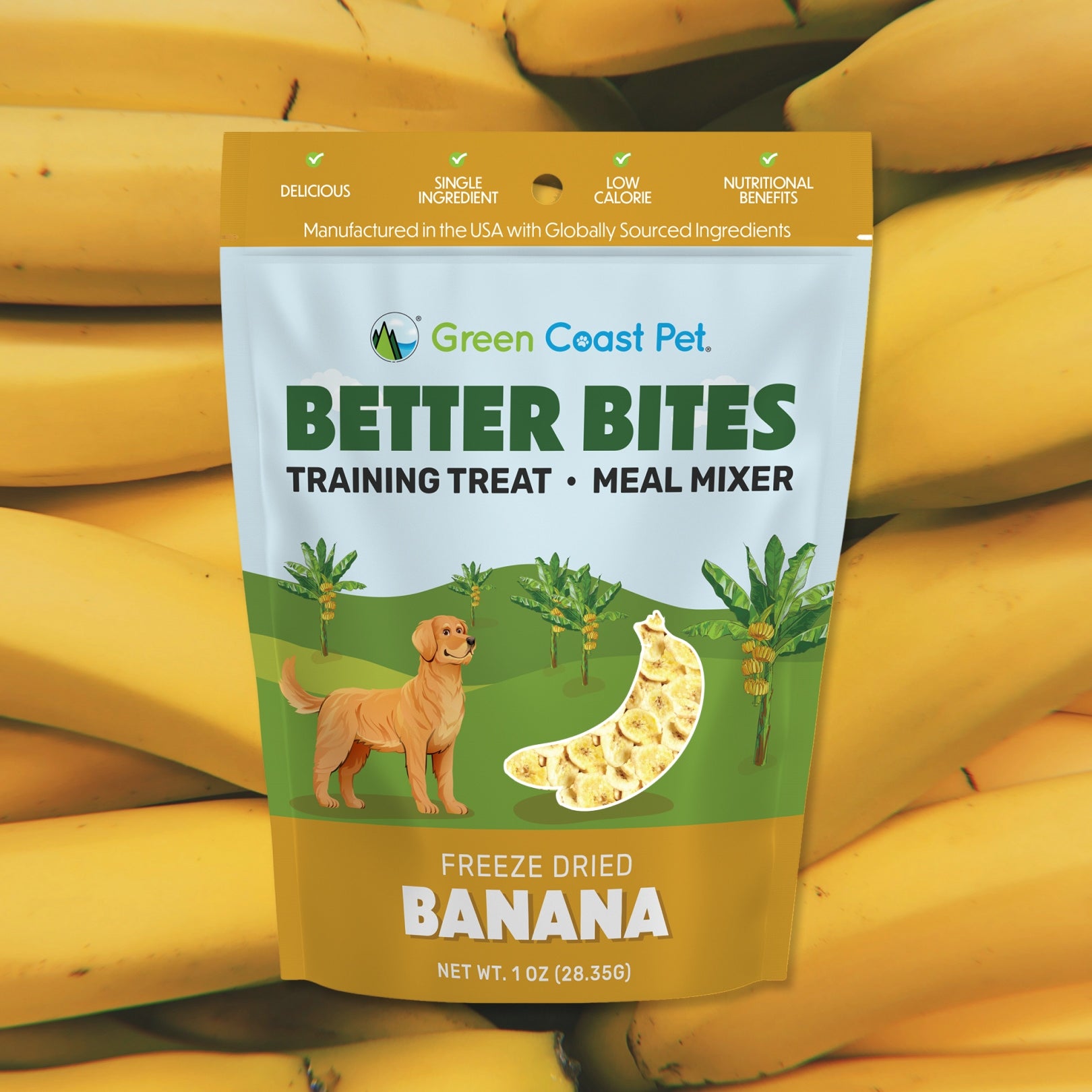 Natural Dog Treats – Banana Healthy Snacks